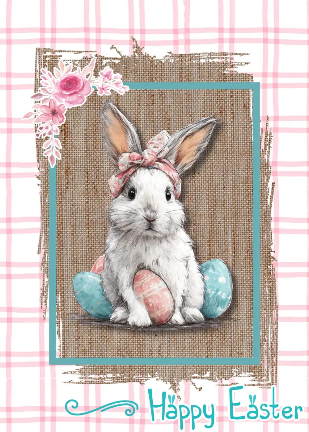 Easter Pink and Blue - free ecard